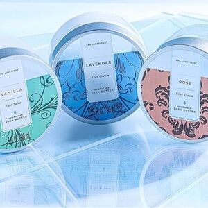 Foot Cream Set - Vanilla, Lavender, Rose with shea butter
